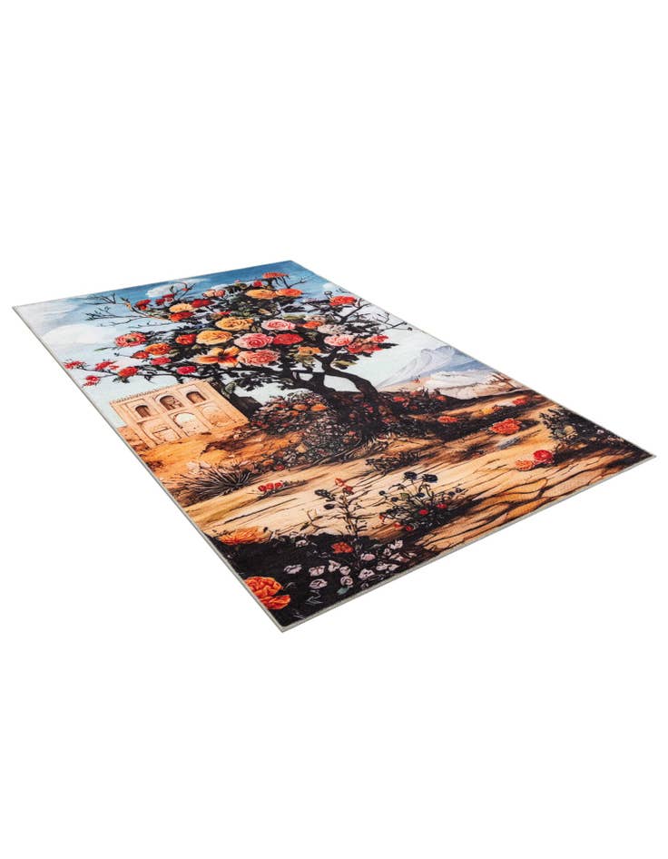 Detail image of  5' x 7' Mystic Garden Rug