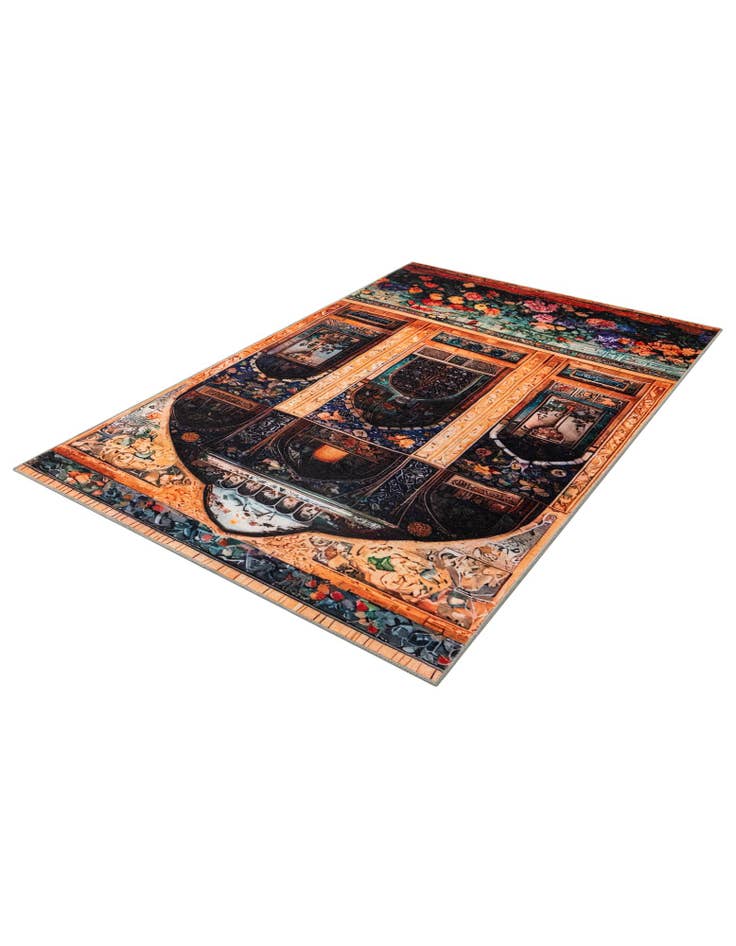 Detail image of  6' x 9' Mystic Garden Rug