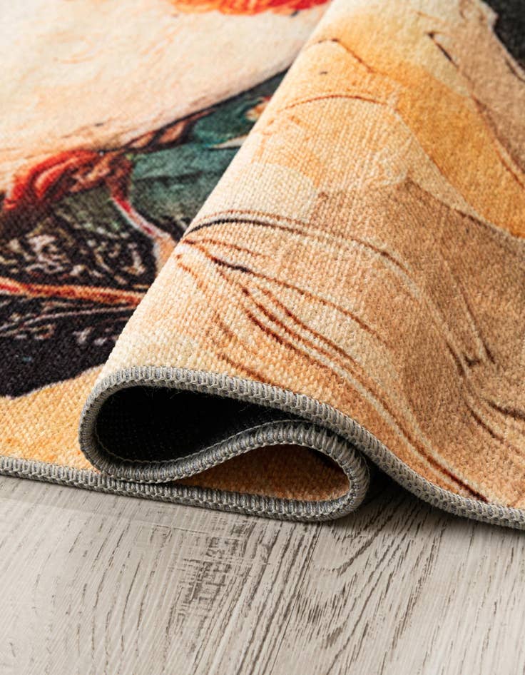 Detail image of  6' x 9' Mystic Garden Rug