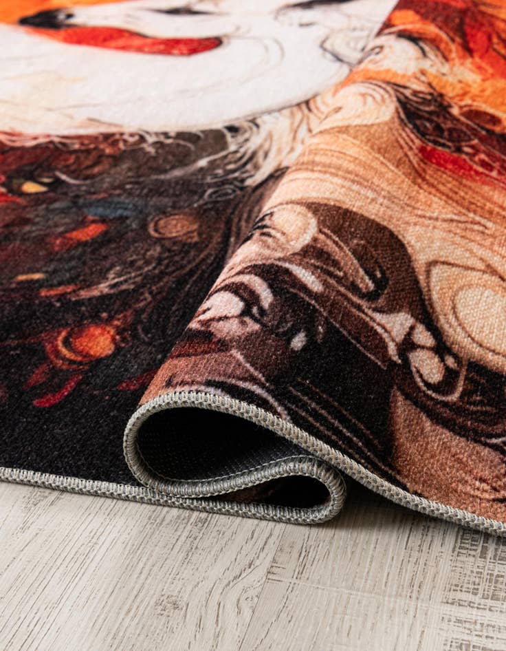 Detail image of  3' 3 x 5' 3 Mystic Garden Rug