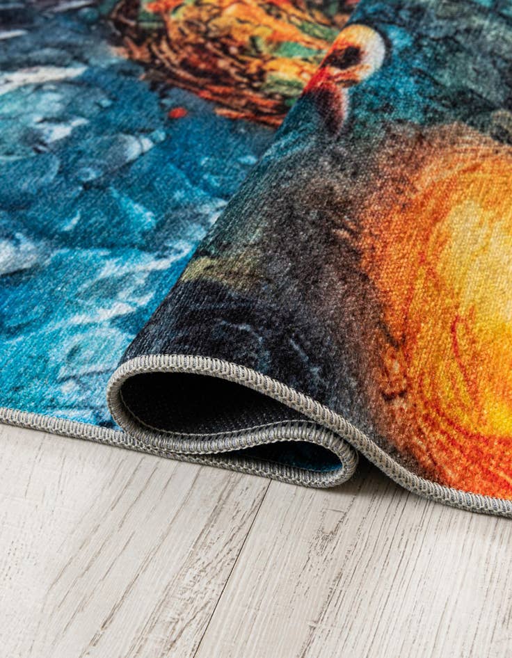 Detail image of  3' 3 x 5' 3 Mystic Garden Rug