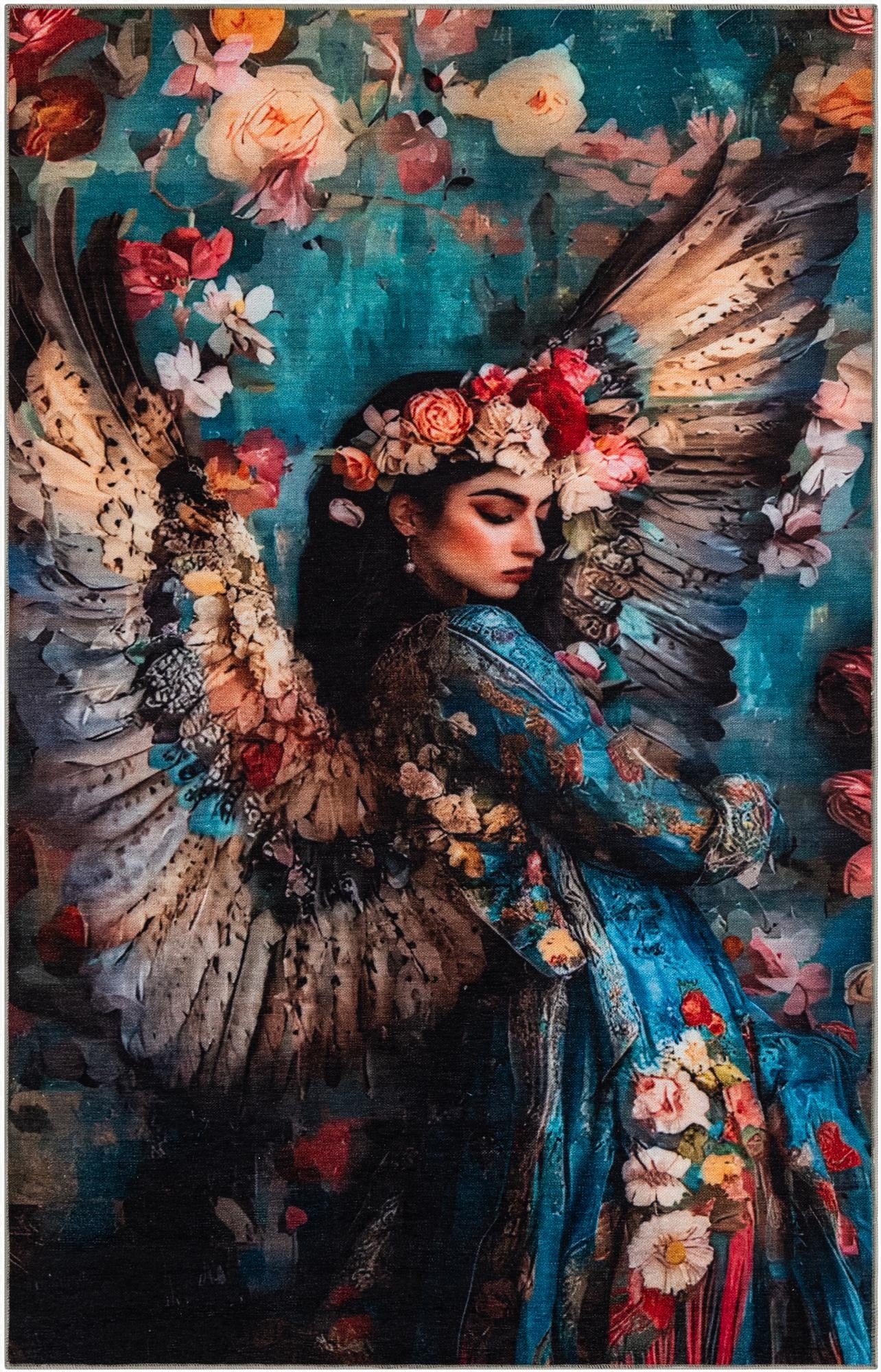  5' x 8' Mystic Garden Rug