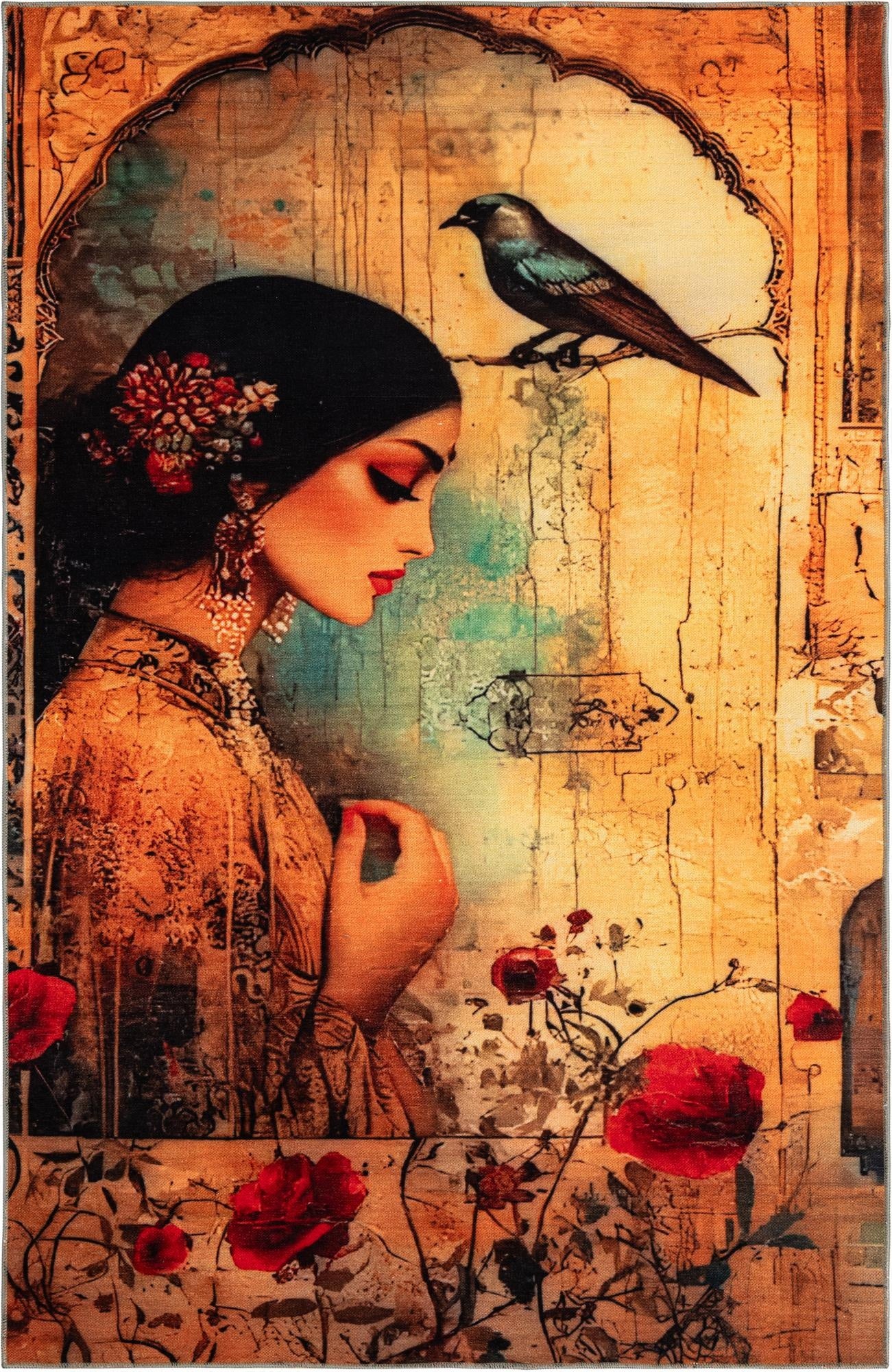  4' x 6' Mystic Garden Rug