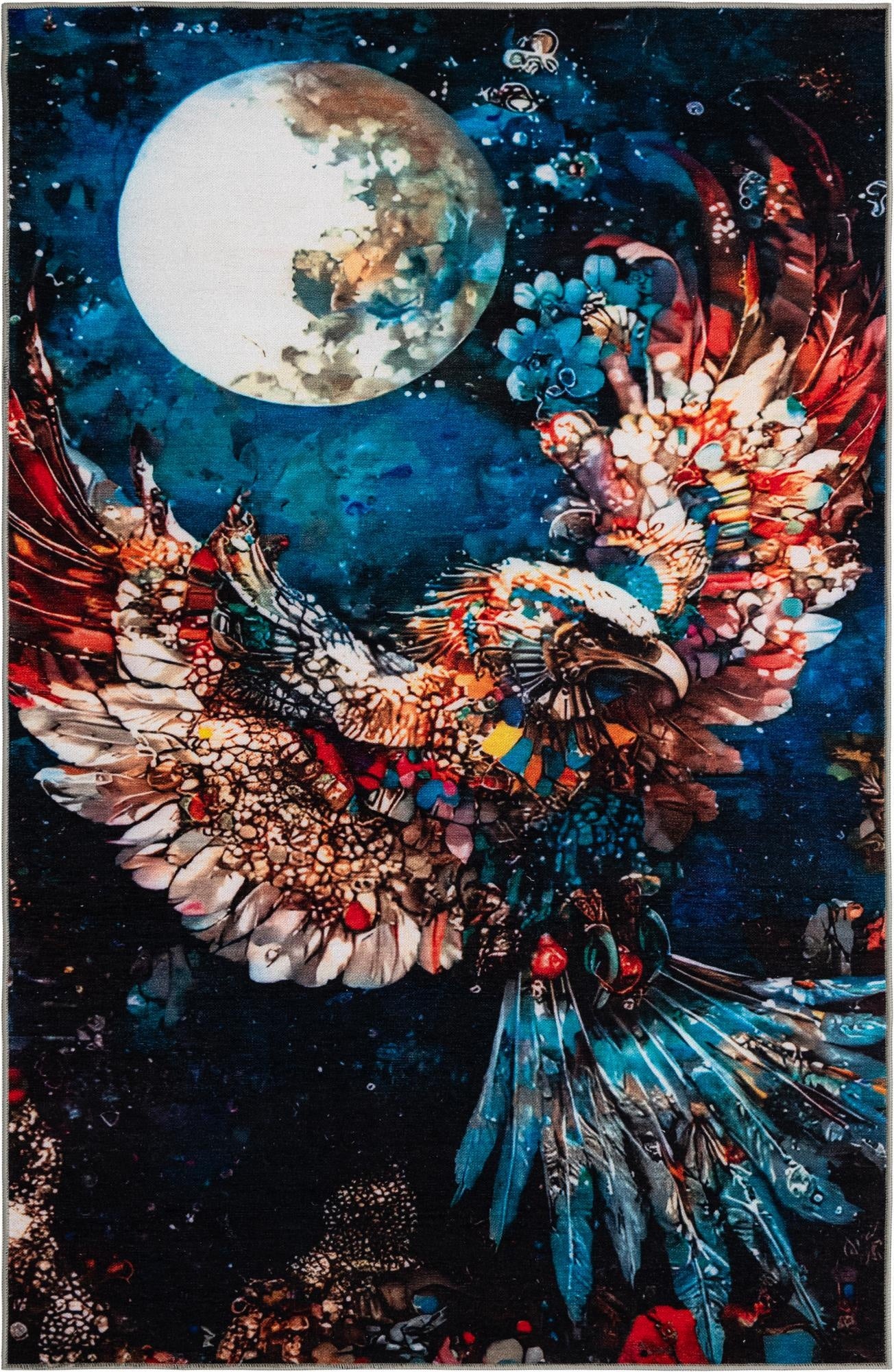  5' x 8' Mystic Garden Rug