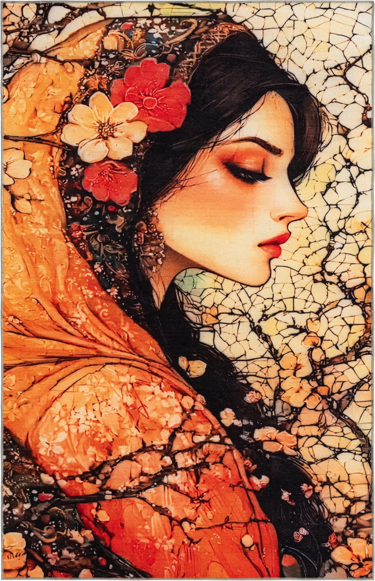  7' x 10' Mystic Garden Rug