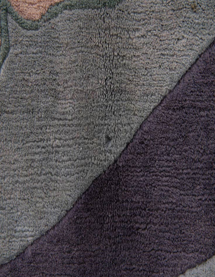 Detail image of  5' 8 x 7' 8  Hand Knotted Nepal Wool Rug