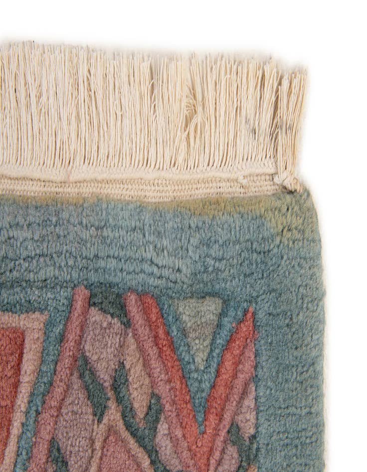 Detail image of  5' 8 x 7' 8  Hand Knotted Nepal Wool Rug