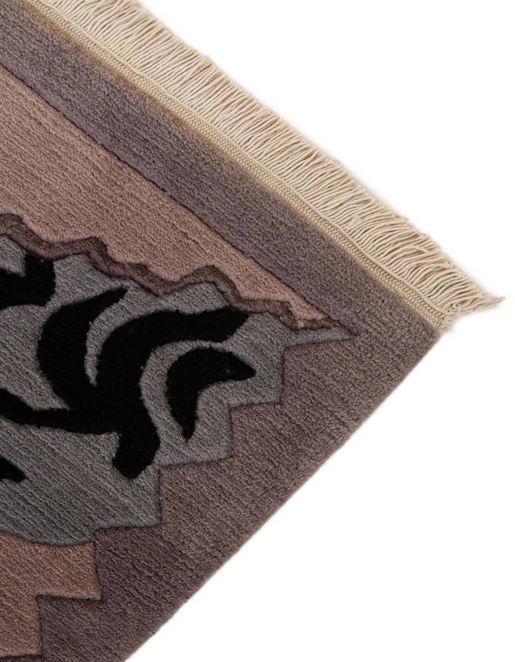 Detail image of  4' x 5' 10  Hand Knotted Nepal Wool Rug