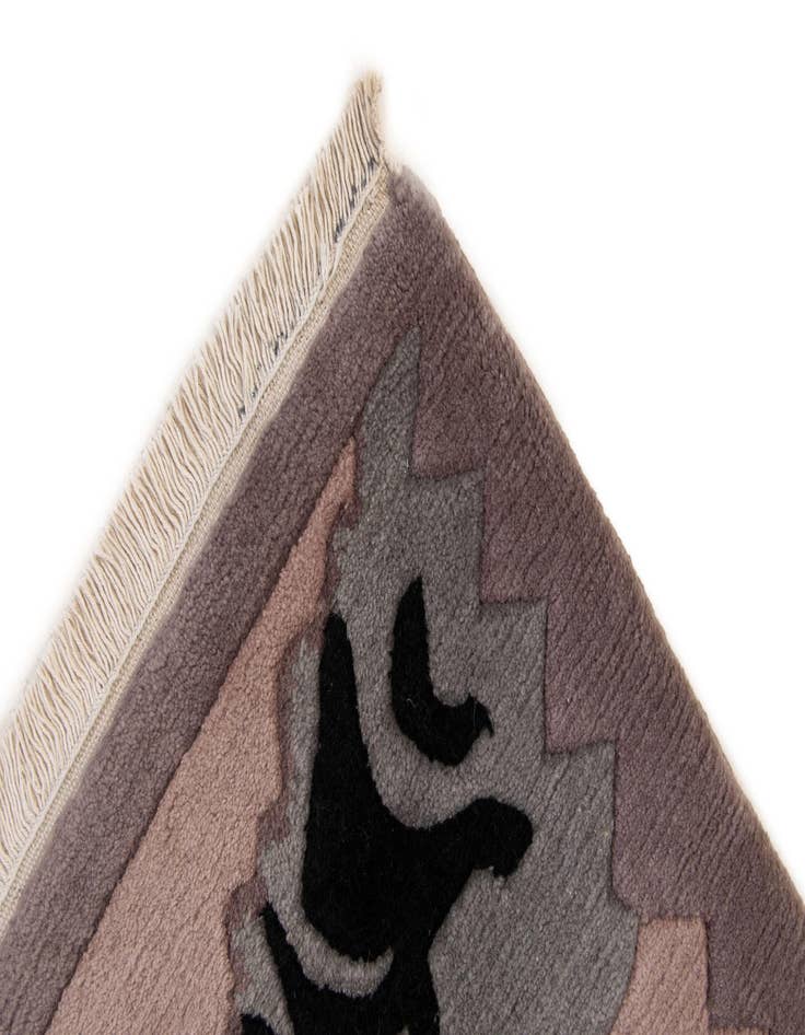 Detail image of  4' 1 x 5' 11  Hand Knotted Nepal Wool Rug