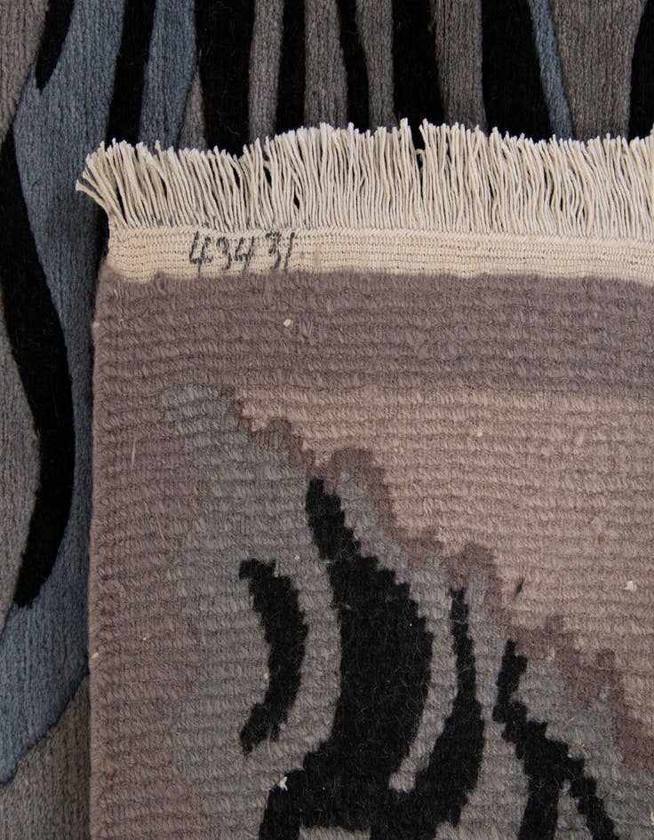 Detail image of  4' 1 x 5' 11  Hand Knotted Nepal Wool Rug