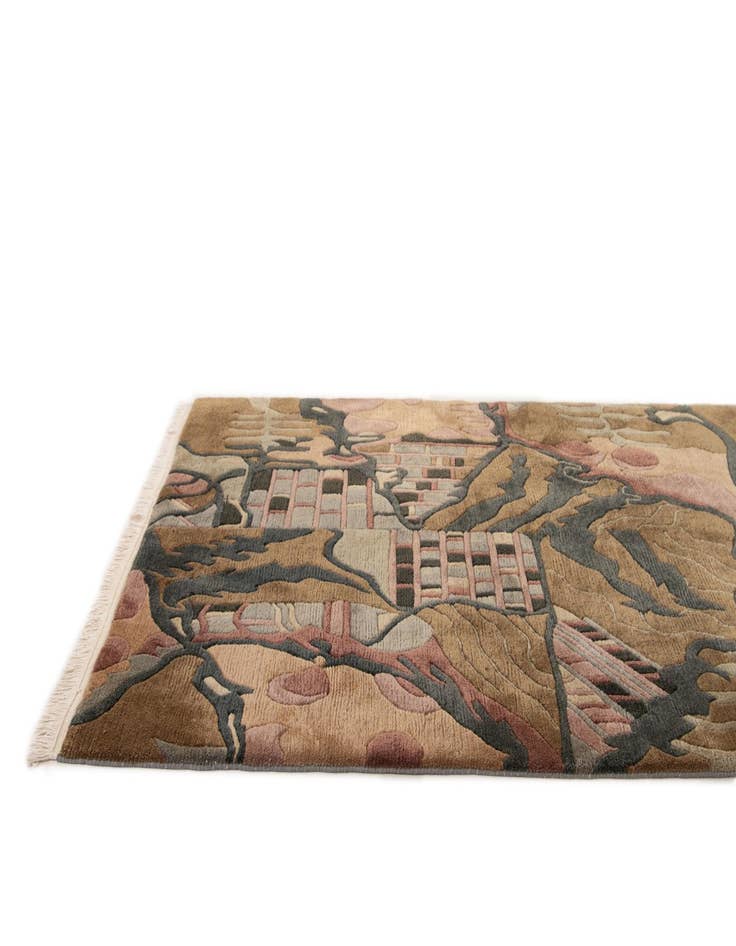 Detail image of  3' 11 x 5' 11  Hand Knotted Nepal Wool Rug