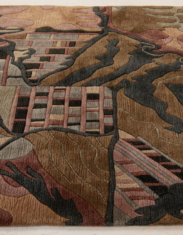 Detail image of  3' 11 x 5' 11  Hand Knotted Nepal Wool Rug