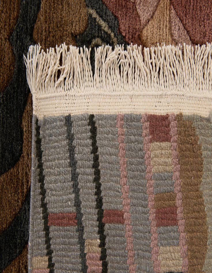 Detail image of  3' 11 x 5' 11  Hand Knotted Nepal Wool Rug