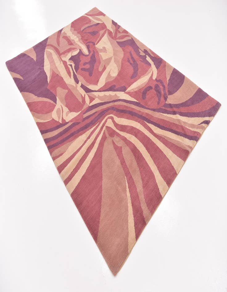 Detail image of  6' 3 x 9'  Hand Knotted Nepal Wool Rug