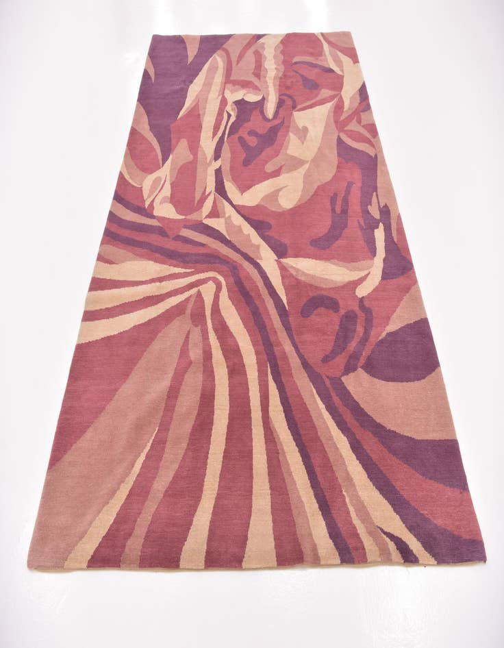 Detail image of  6' 3 x 9'  Hand Knotted Nepal Wool Rug