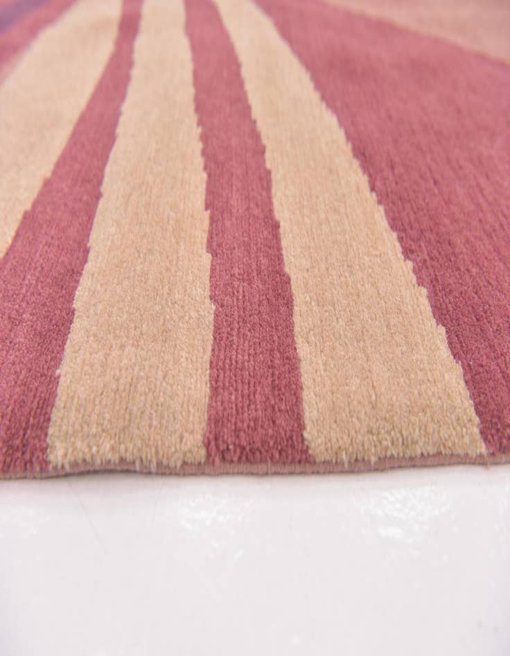 Detail image of  6' 3 x 9'  Hand Knotted Nepal Wool Rug