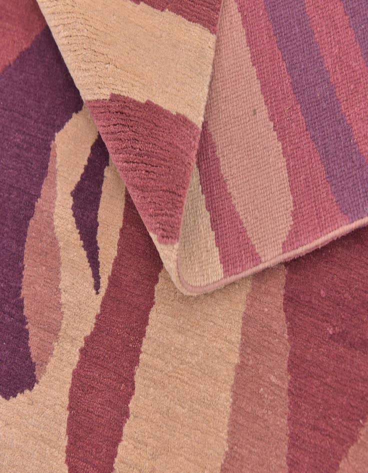 Detail image of  6' 3 x 9'  Hand Knotted Nepal Wool Rug