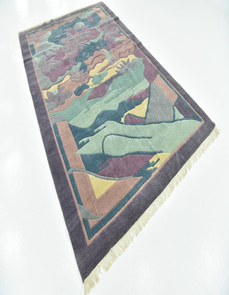 Detail image of  6' 5 x 9' 9  Hand Knotted Nepal Wool Rug