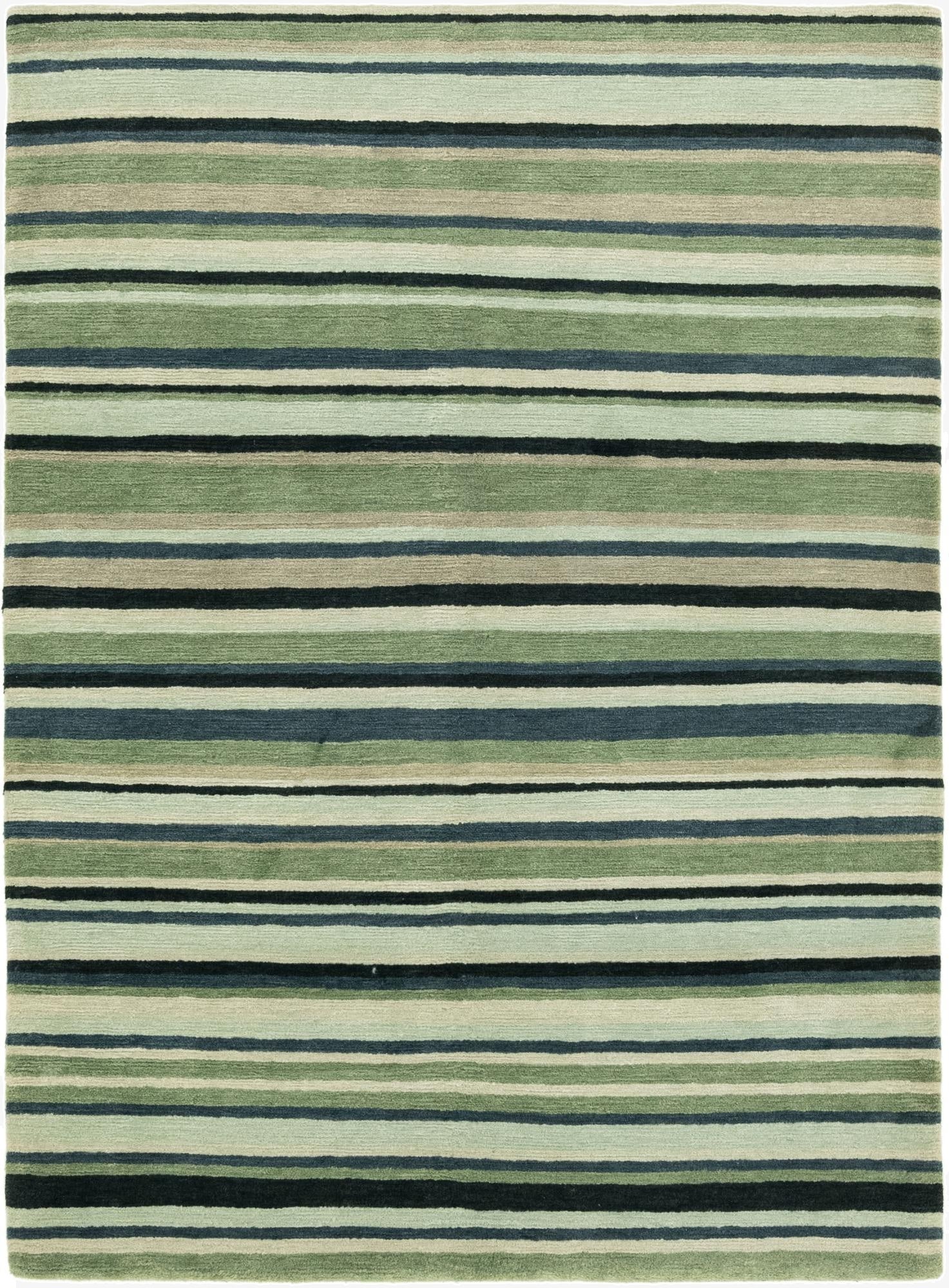  4' 9 x 6' 5  Hand Knotted Nepal Wool Rug