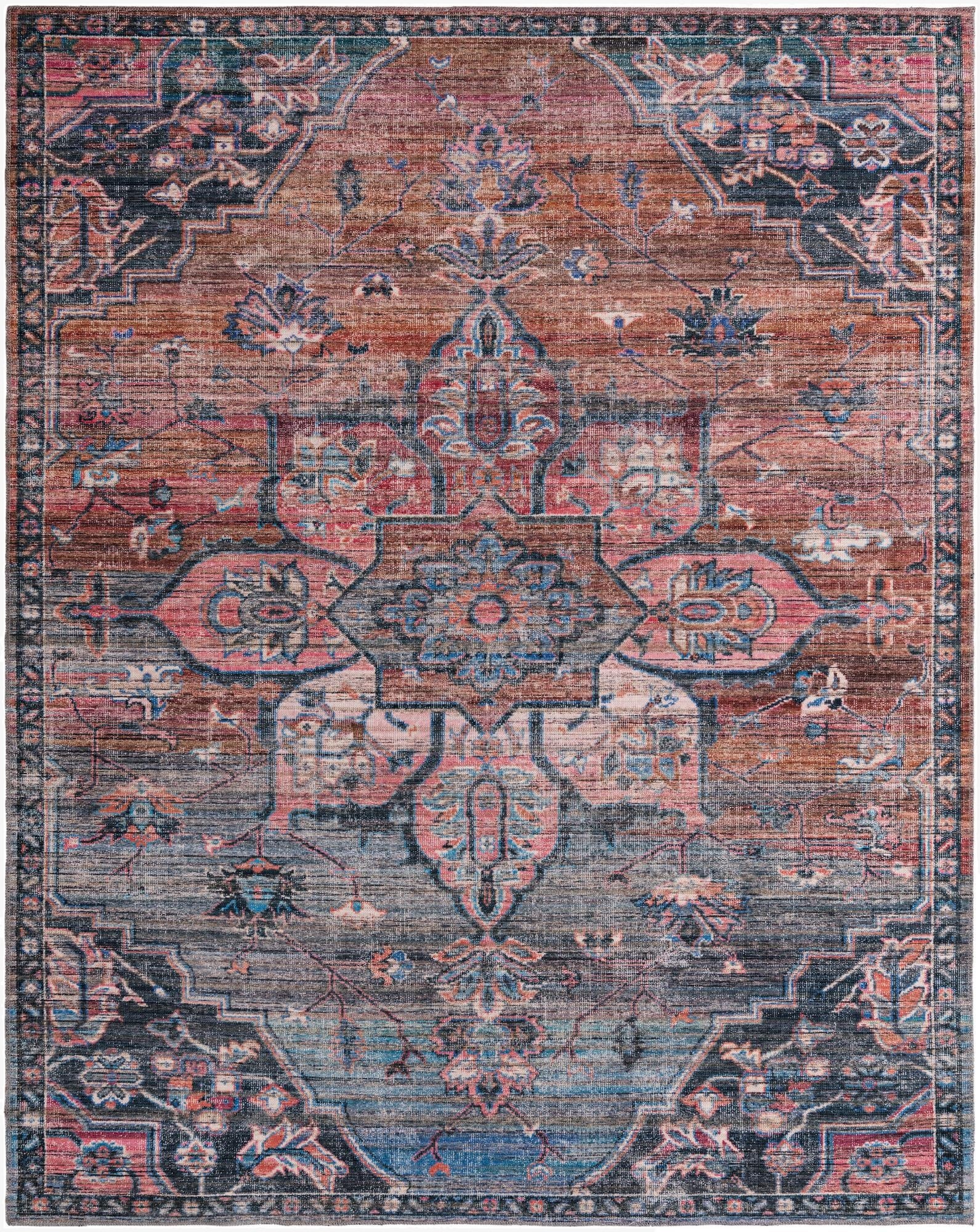  7' 10 x 10'  Washable Nostalgia Rug