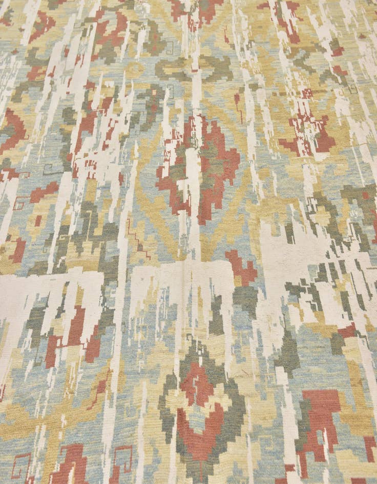 Detail image of  10' 2 x 16' 6  Hand Knotted Oushak Rug