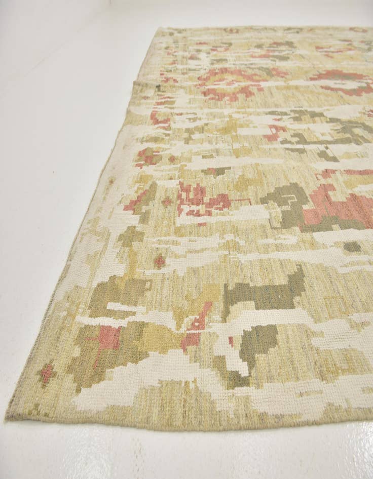 Detail image of  10' 2 x 16' 6  Hand Knotted Oushak Rug