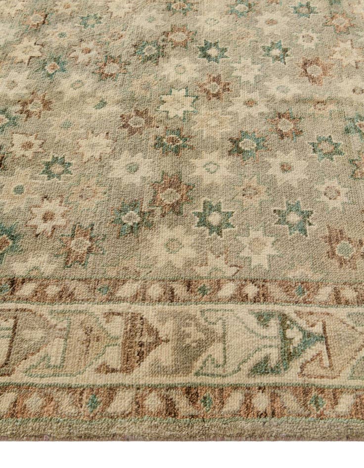 Detail image of  5' 3 x 7' 3  Hand Knotted Oushak Wool Rug