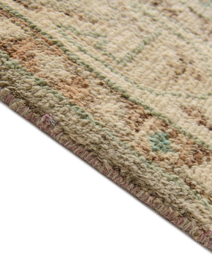 Detail image of  5' 3 x 7' 3  Hand Knotted Oushak Wool Rug