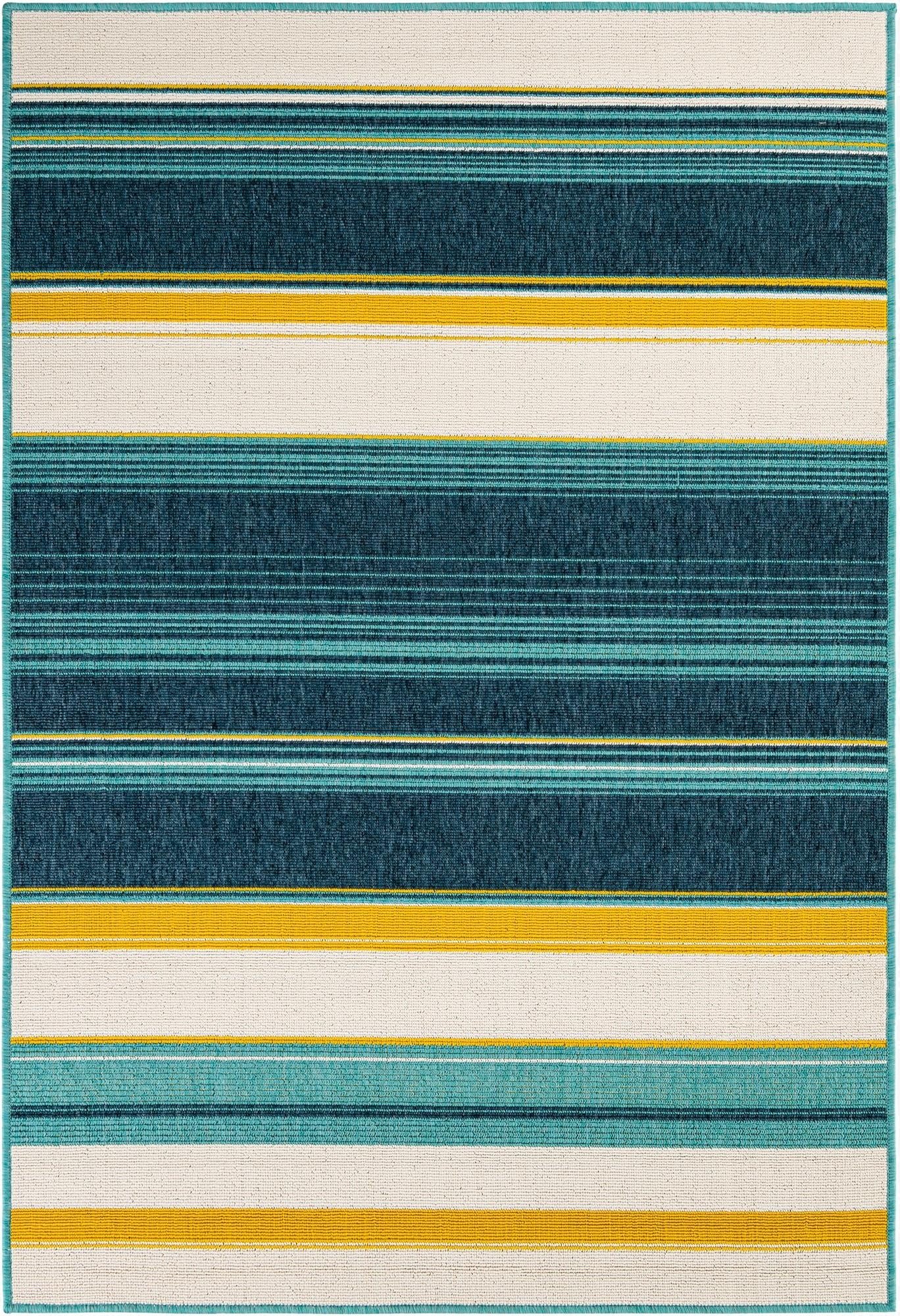  4' x 6'  Washable Border Indoor / Outdoor Rug