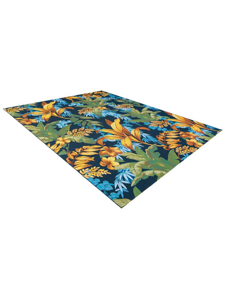 Detail image of  10' x 12'  Washable Botanical Indoor / Outdoor Rug