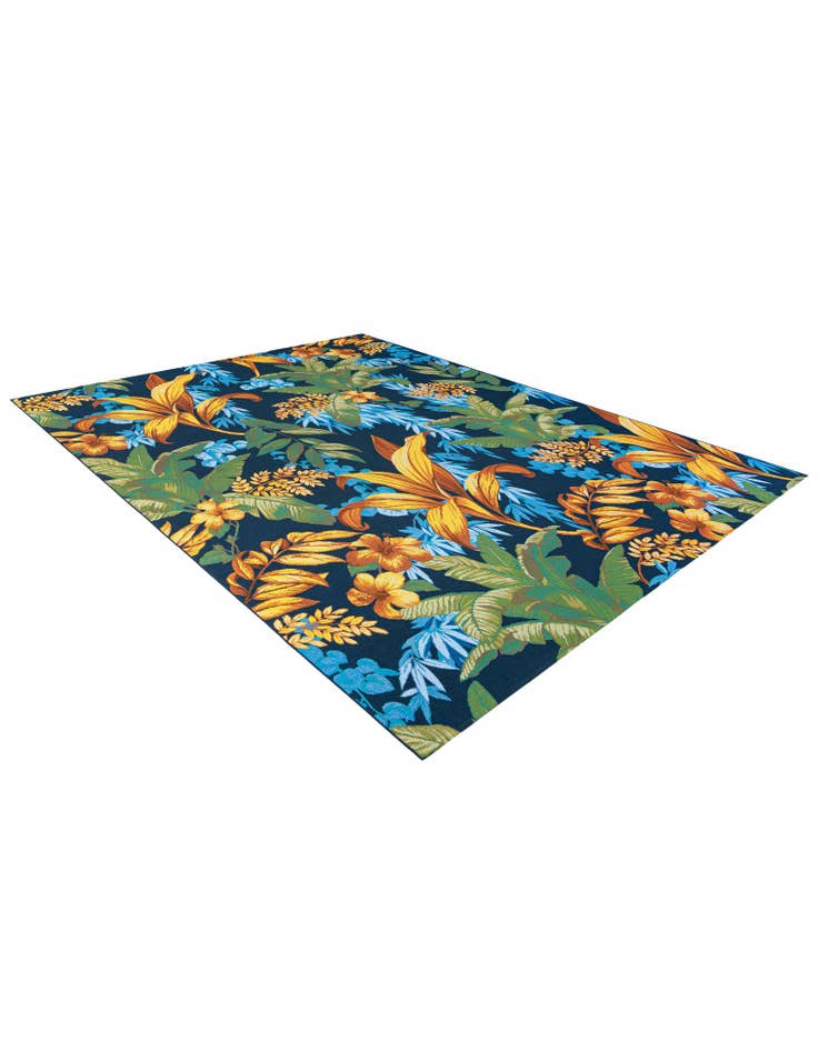 Detail image of  10' x 12'  Washable Botanical Indoor / Outdoor Rug