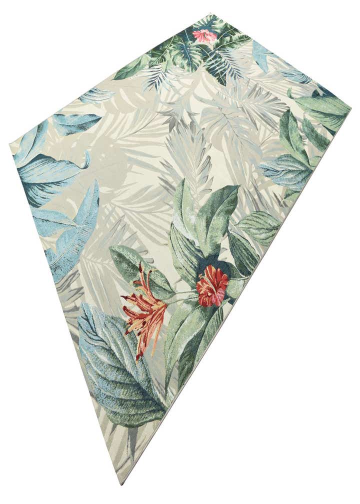 Multicolor 7' 10 x 11' Botanical Outdoor Rug | Rugs.com