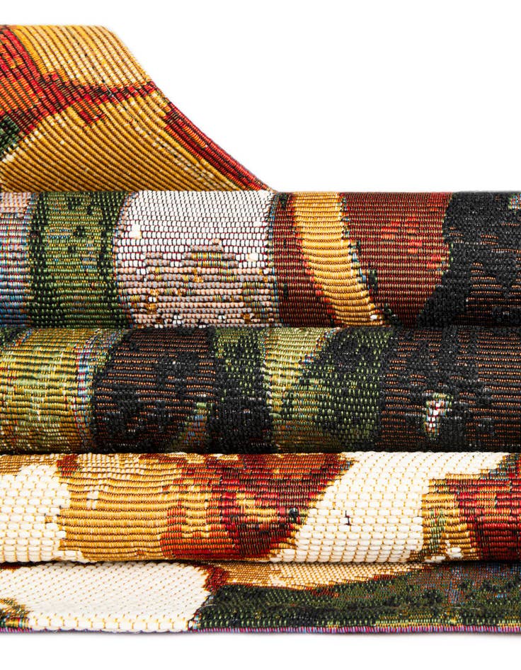 Detail image of  2' x 3'  Washable Botanical Indoor / Outdoor Rug