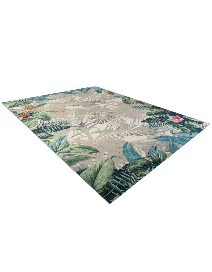 Detail image of  12' x 16'  Washable Botanical Indoor / Outdoor Rug
