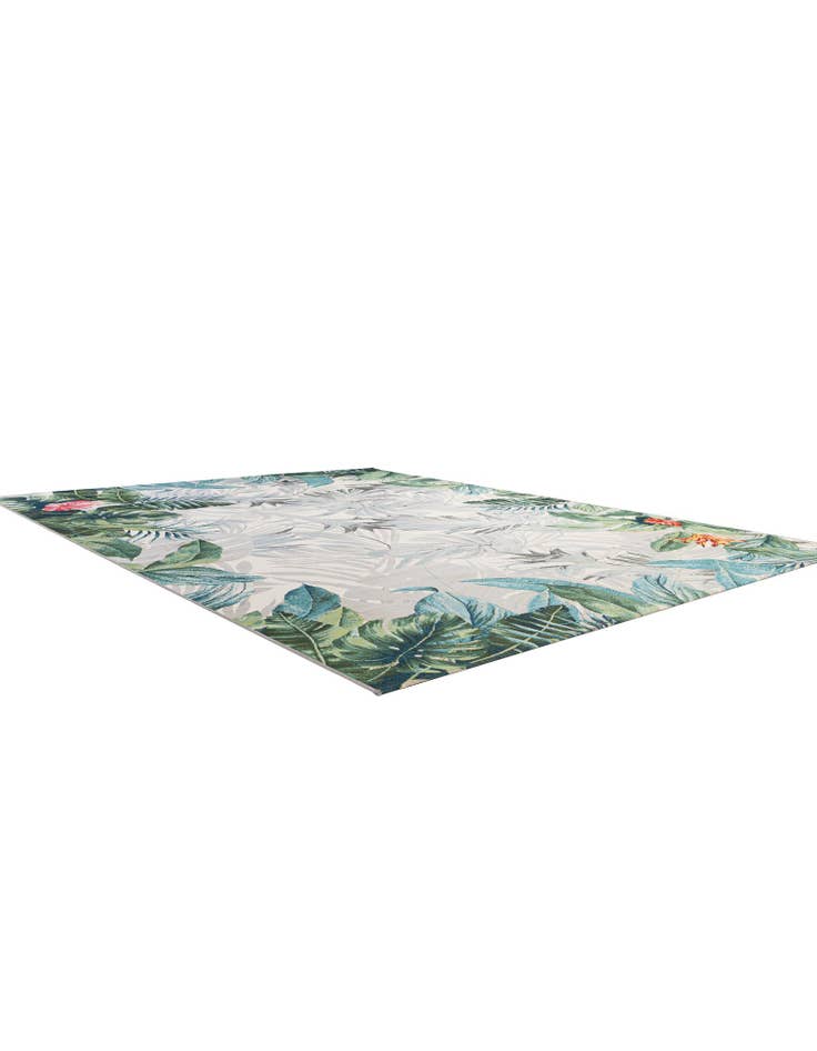 Detail image of  9' x 12'  Washable Botanical Indoor / Outdoor Rug