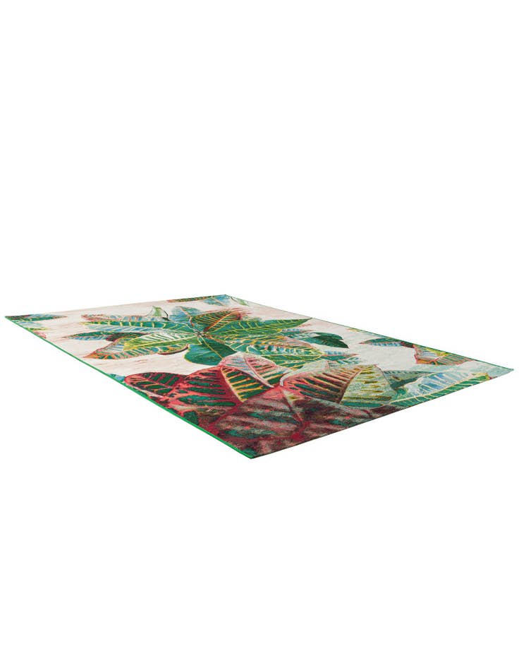Detail image of  7' x 10'  Washable Botanical Indoor / Outdoor Rug