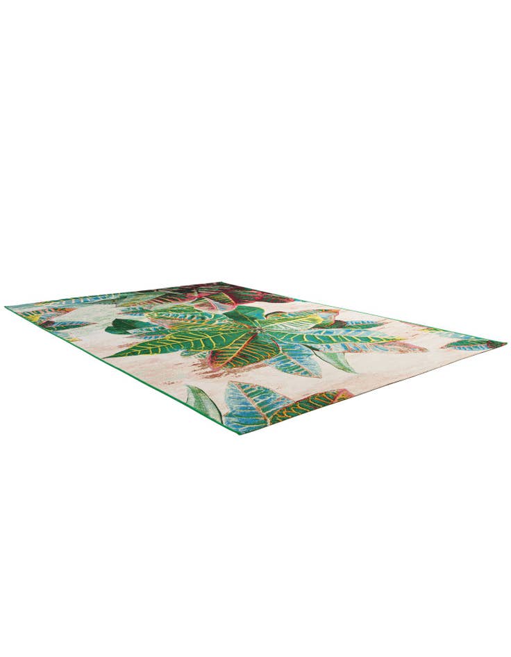 Detail image of  7' x 10'  Washable Botanical Indoor / Outdoor Rug