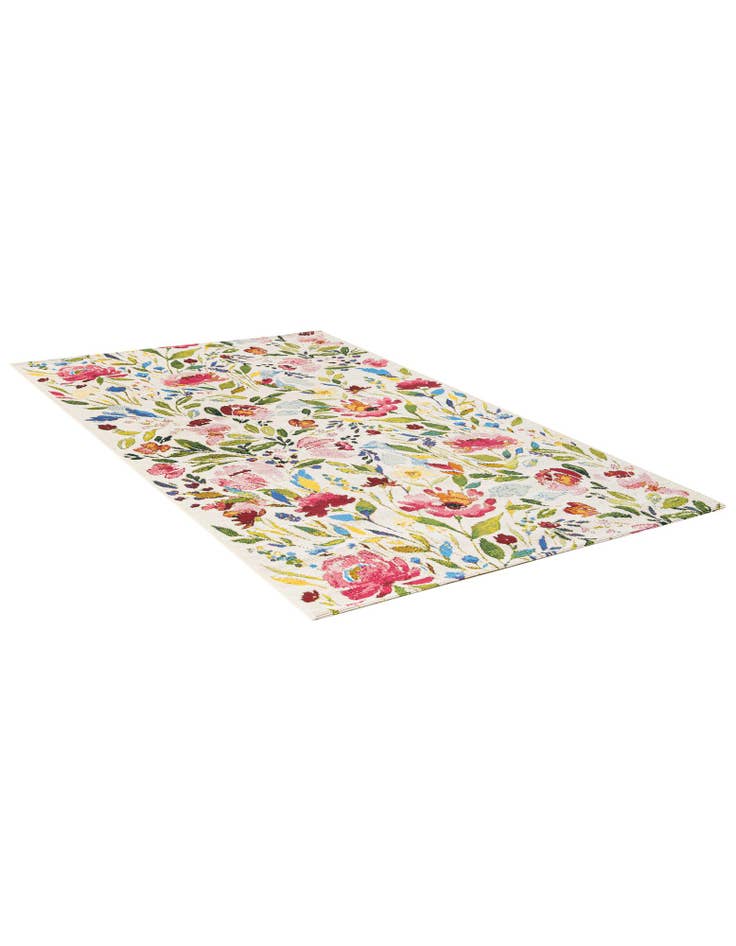 Detail image of  3' 3 x 5' 3  Washable Botanical Indoor / Outdoor Rug