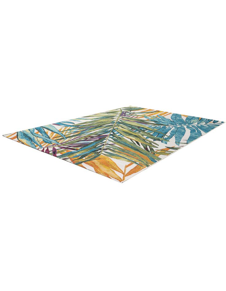 Detail image of  7' x 10'  Washable Botanical Indoor / Outdoor Rug