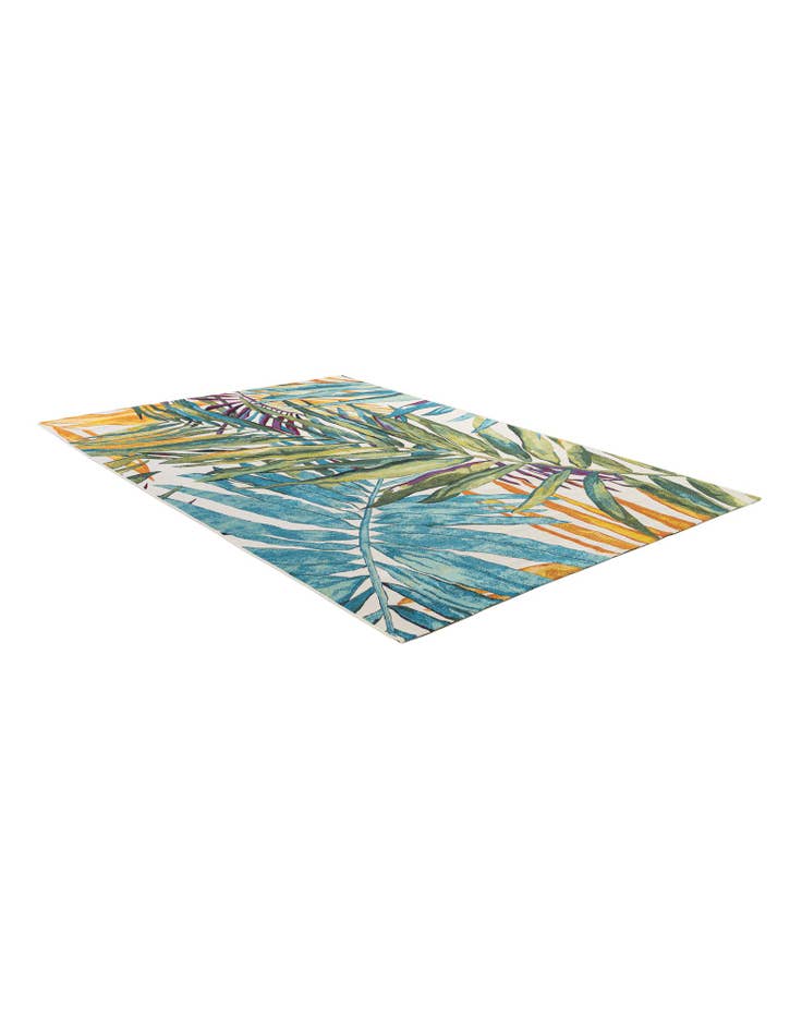 Detail image of  7' x 10'  Washable Botanical Indoor / Outdoor Rug