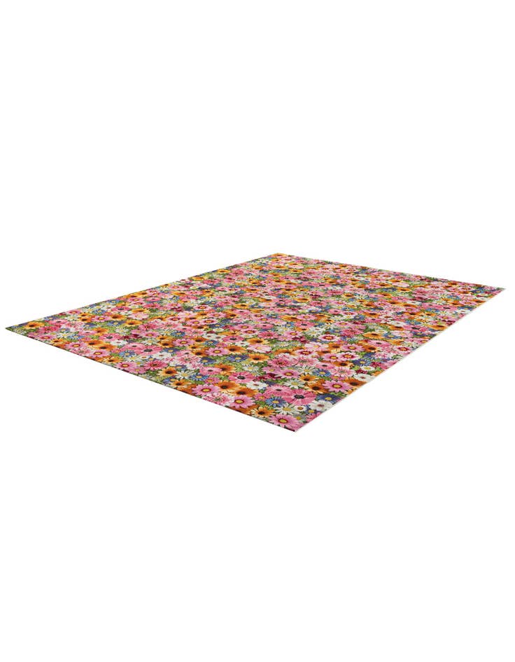 Detail image of  10' x 13'  Washable Botanical Indoor / Outdoor Rug