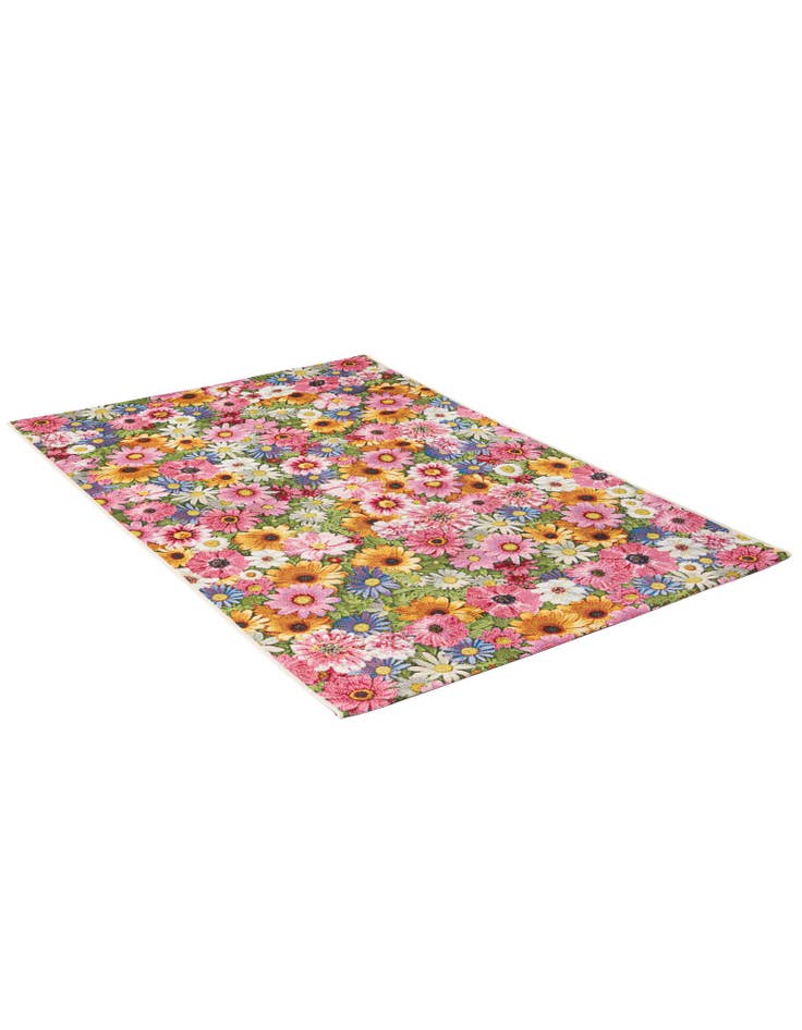 Detail image of  4' x 6'  Washable Botanical Indoor / Outdoor Rug