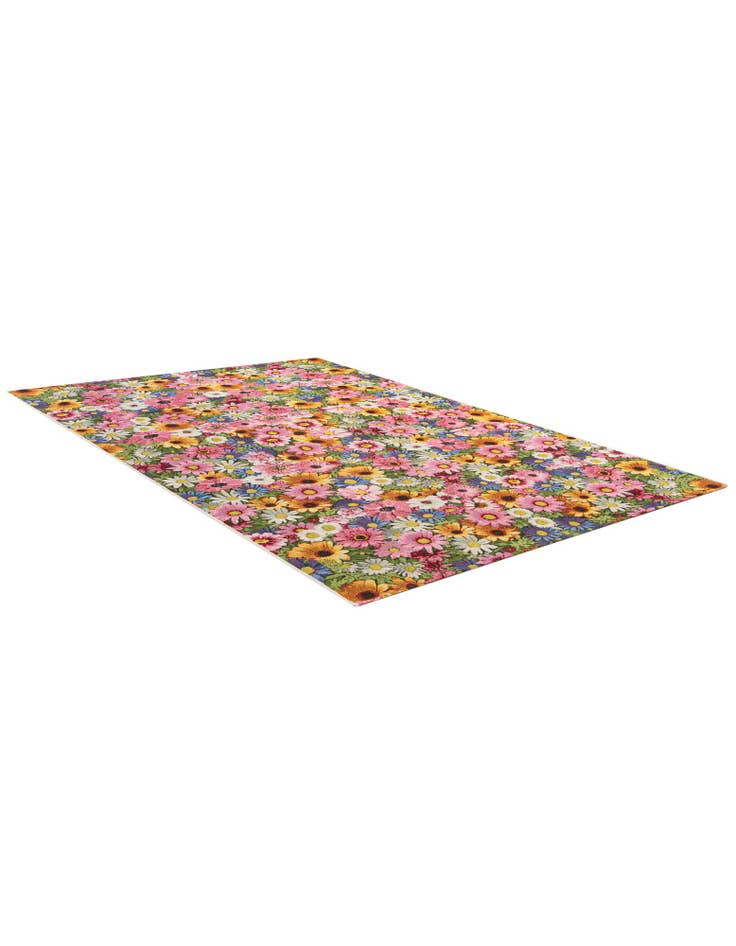 Detail image of  6' x 9'  Washable Botanical Indoor / Outdoor Rug