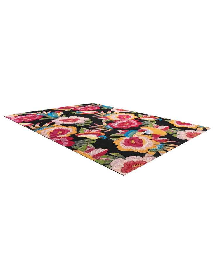 Detail image of  10' x 13'  Washable Botanical Indoor / Outdoor Rug