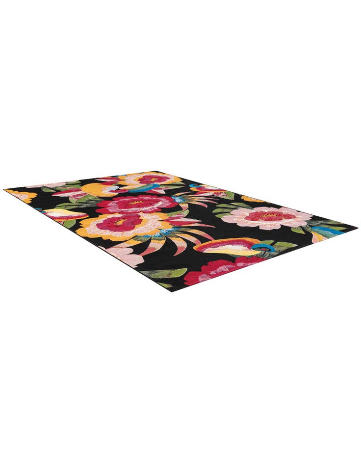 Detail image of  7' x 10'  Washable Botanical Indoor / Outdoor Rug
