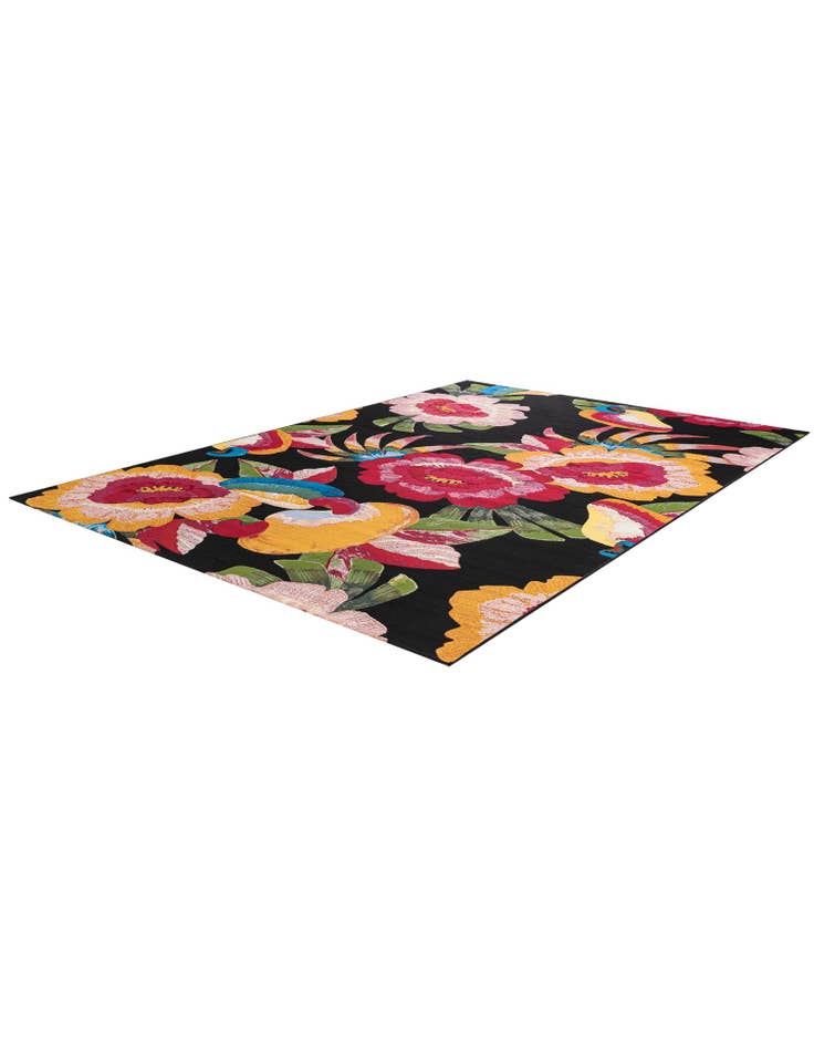 Detail image of  7' x 10'  Washable Botanical Indoor / Outdoor Rug