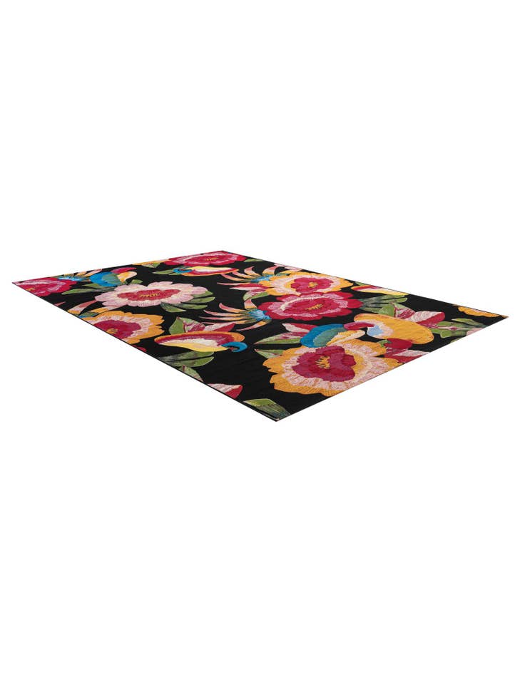 Detail image of  7' 10 x 11'  Washable Botanical Indoor / Outdoor Rug