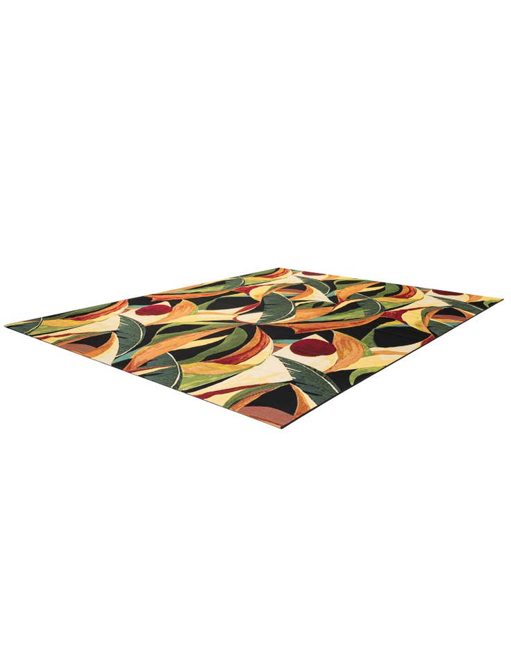 Detail image of  10' x 13'  Washable Botanical Indoor / Outdoor Rug