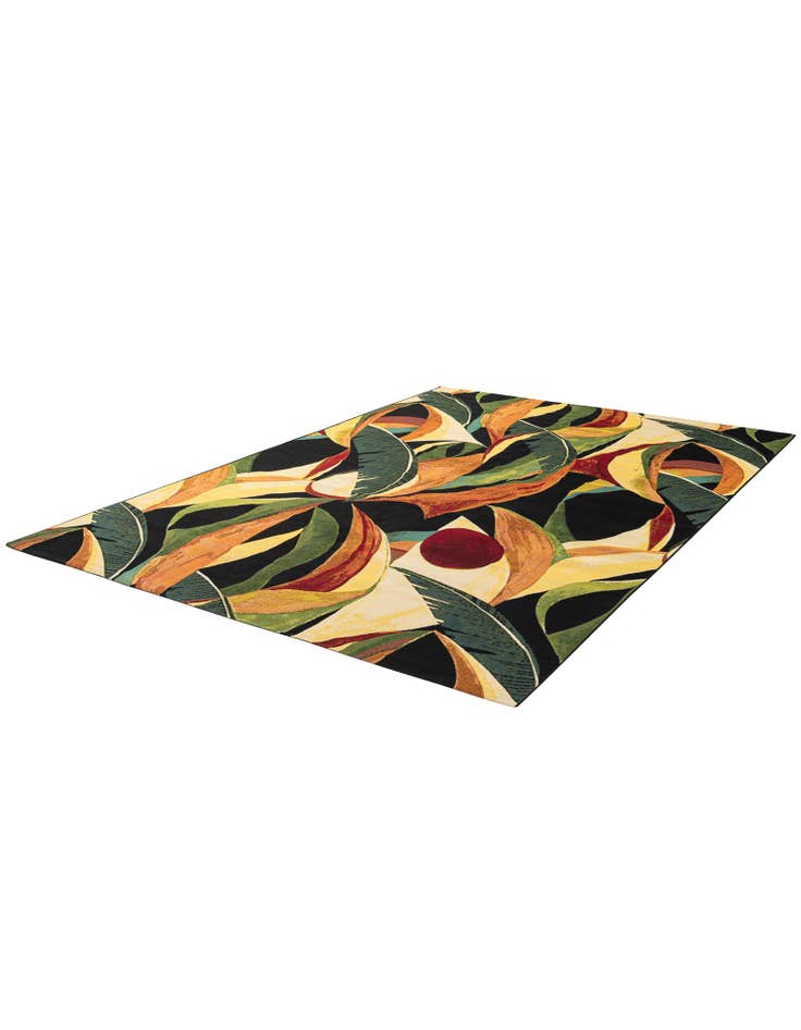 Detail image of  7' x 10'  Washable Botanical Indoor / Outdoor Rug