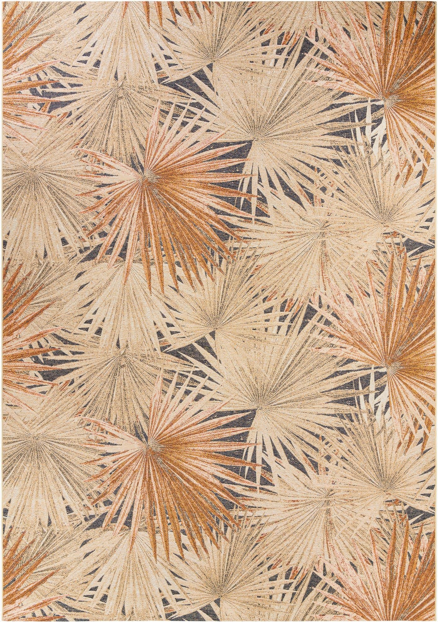  10' x 14' 2  Washable Botanical Indoor / Outdoor Rug